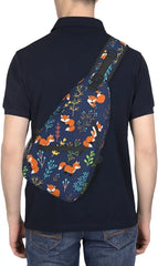 Fox Foxes Sling Backpack Crossbody Shoulder Bag Chest Dayp