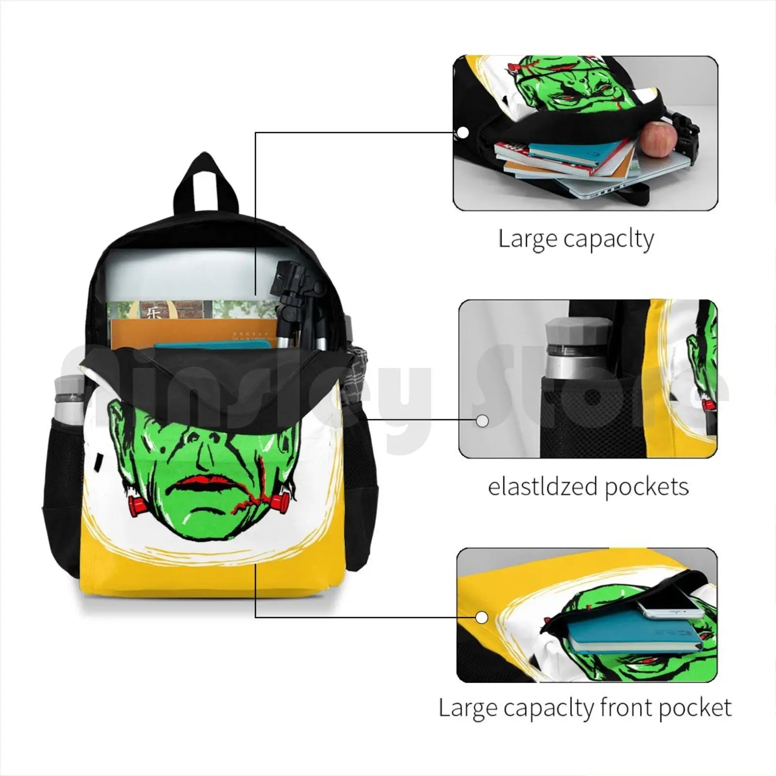 Vintage 60'S Style Hiking Backpack