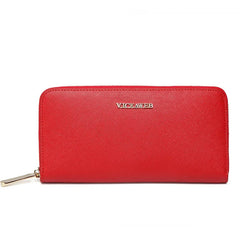 Women's Long Wallet Leather Money Bag Female Clutch VK06