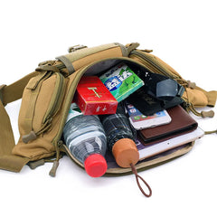 Knight Men Military Bag Sports Tactics Chest Bag Outdoor Running Waterproof