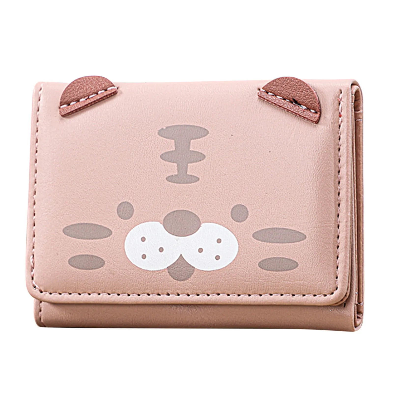 Cat Prints Women Hasp Purse Wallet Multiple Card Slots Clutch Bag