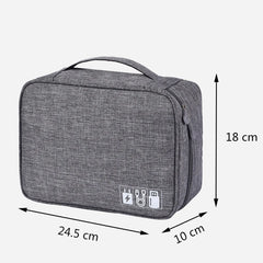 Waterproof Packing Cubes Electronics Organizer Bag Gadget Carry #9167