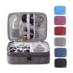Waterproof Packing Cubes Electronics Organizer Bag Gadget Carry #9167