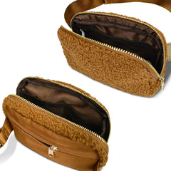 Fleece Waist Bag for Men and Women in Autumn and Winter