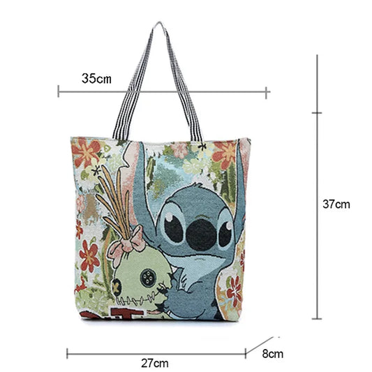 Flower Women Handbag Canvas Tote Bag