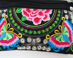 Vintage Hmong Tribal Ethnic Embroidery Waist Bags Women Waist Pack Bags