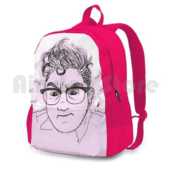 Fren 2 Outdoor Hiking Backpack Riding Climbing Sports Bag Portrait Funny Face