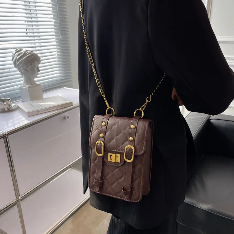 French Hit Rhombus Chain Small Square Bag All-match Messenger Bags