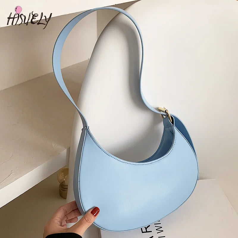 Vintage Leather Shoulder Bag Small Handbags For Women