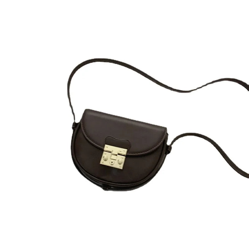 French Small Bag Female Saddle Messenger Bag