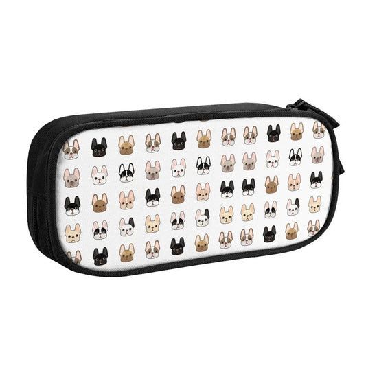 Frenchies Family Pen Box Student School Anime Zipper Pen Bag