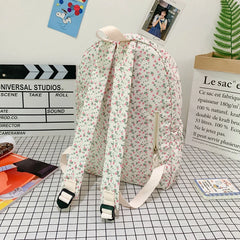 Pastoral Style Women Backpack Cartoon Mochila for Girls Boys Travel Rucksack