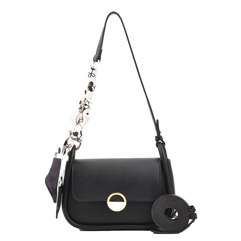 Summer Women Shoulder Messenger Bag Small Square Ribbon Bag