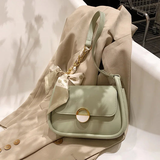 Summer Women Shoulder Messenger Bag Small Square Ribbon Bag