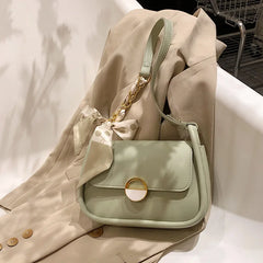 Summer Women Shoulder Messenger Bag Small Square Ribbon Bag