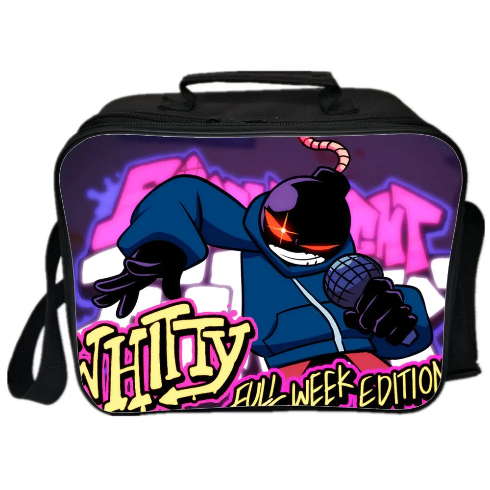 Friday Night Funkin Backpack Camping Shoulder Bag Anime Picnic Bag Handbags