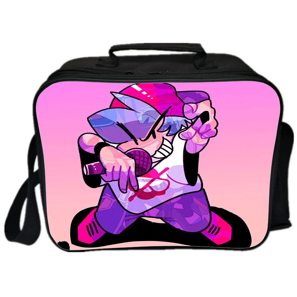 Friday Night Funkin Backpack Camping Shoulder Bag Anime Picnic Bag Handbags
