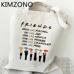 TV Show Recycle Bag Shopper Jute String Bolsa Sacolas