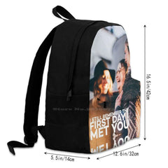 Friendship 3D Print Backpack Casual Bag Love Life Line