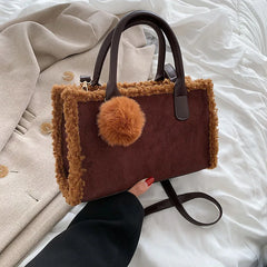 Frosted Bag Women Large Capacity Shoulder Handbag