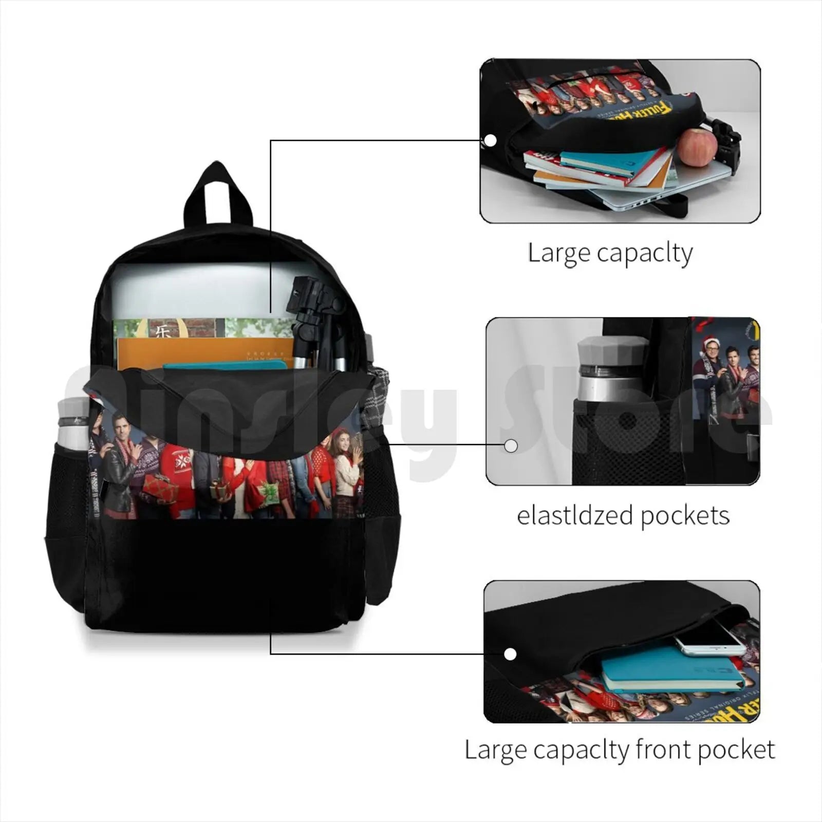 Fuller House Cast Outdoor Hiking Backpack Waterproof Camping