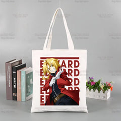 Fullmetal Alchemist Shopping Bag Eco Canvas Cotton Shopper
