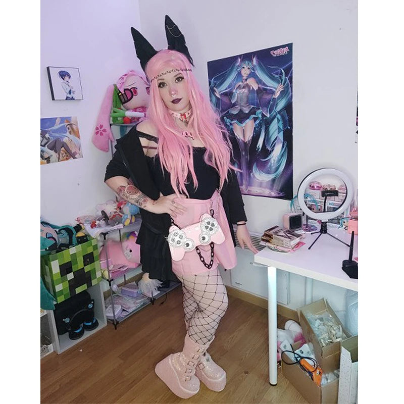 Cute Game Style Cartoon Crossbody Bag for Women