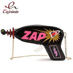 Laser Gun Style Girl's Clutch Crossbody Bag