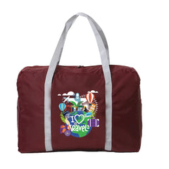 Foldable Pattern Travel Bag Handbags Organizers