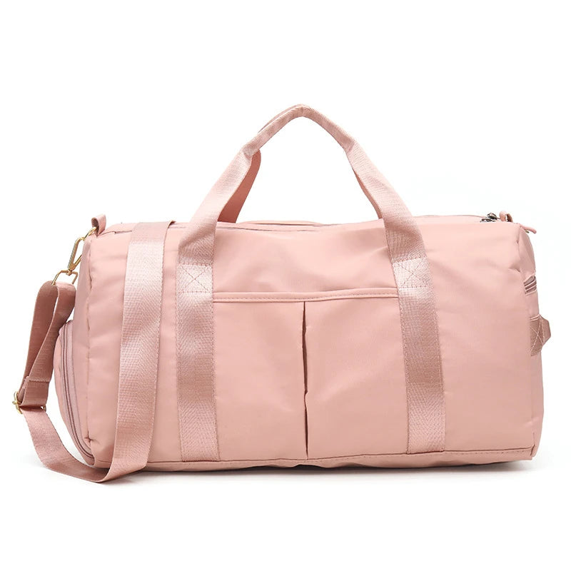 Large Capacity Waterproof Duffel Bag Unisex Nylon Shoulder Handbag Gym Bag