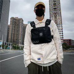 Outdoor Sport Cargo Vest Bag Men Women Tactical Chest Bag