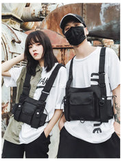 Tactical Chest Bag Hip Hop Vest Streetwear Bag Women Waist Pack