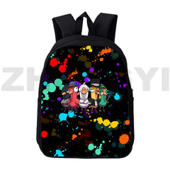 Funny Goose Goose Duck 3D Backpacks Preppy Style Canvas Backpack
