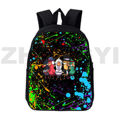 Funny Goose Goose Duck 3D Backpacks Preppy Style Canvas Backpack