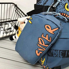 Funny Graffiti School Backpack Large Capacity Multifunctional Bag