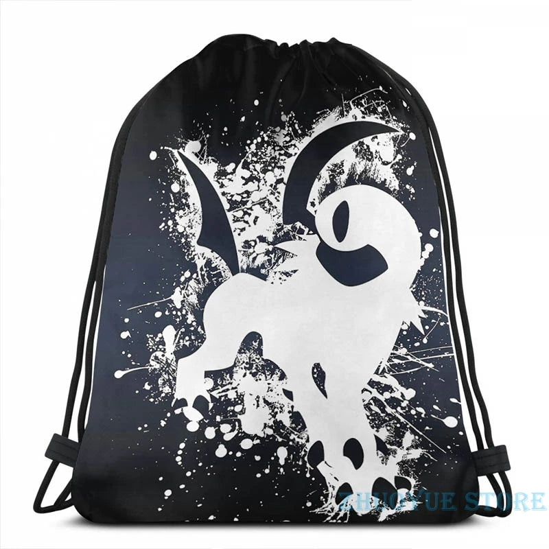 Graphic print Absol USB Charge Backpack School Travel Laptop Bag