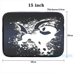 Graphic print Absol USB Charge Backpack School Travel Laptop Bag