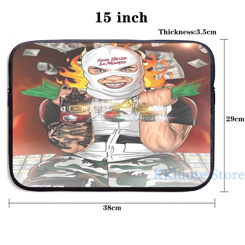 Funny Graphic Print Anuel AA USB Charge Backpack Men School Bags Women Bag