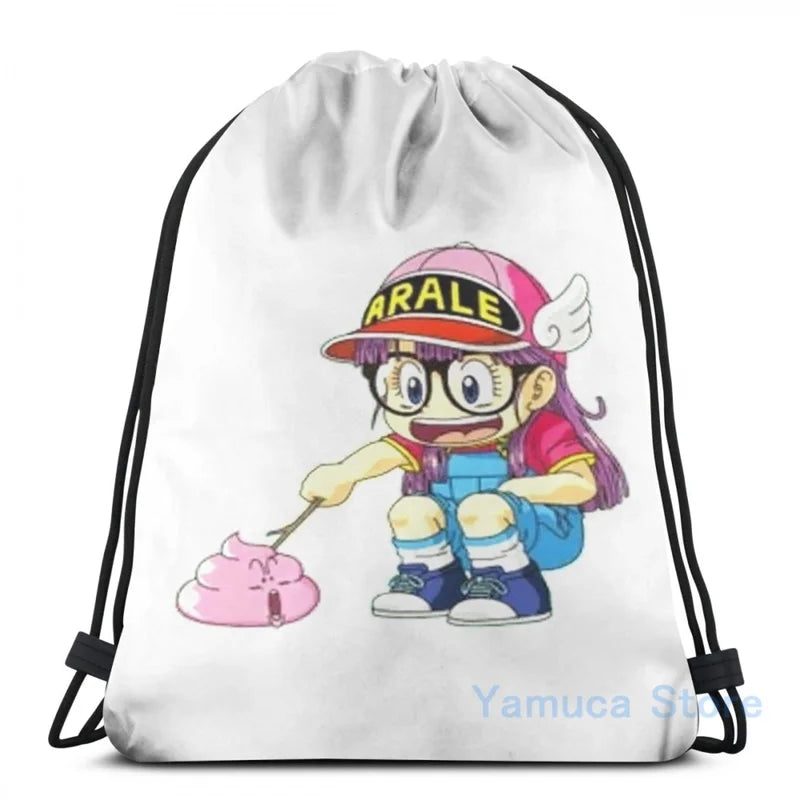 Arale Poop Poking USB Charge Backpack