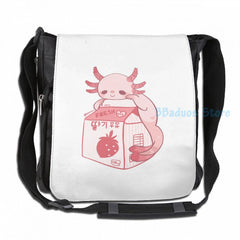 Axolotl USB Charge Backpack School Travel Bag