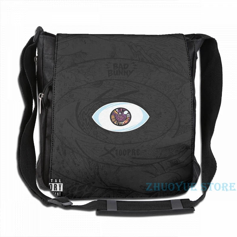 Funny Graphic Print BAD BUNNY USB Charge Backpack Men Women Travel Laptop Bag