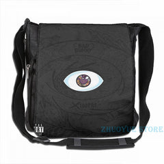Funny Graphic Print BAD BUNNY USB Charge Backpack Men Women Travel Laptop Bag