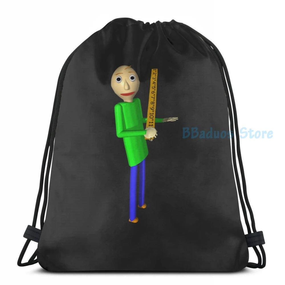 Funny Graphic print Baldis Basics(2) USB Charge Backpack men Women School bags