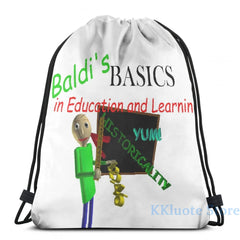 Funny Graphic Baldis Basics USB Charge Backpack School Travel Laptop Bag