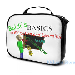Funny Graphic Baldis Basics USB Charge Backpack School Travel Laptop Bag
