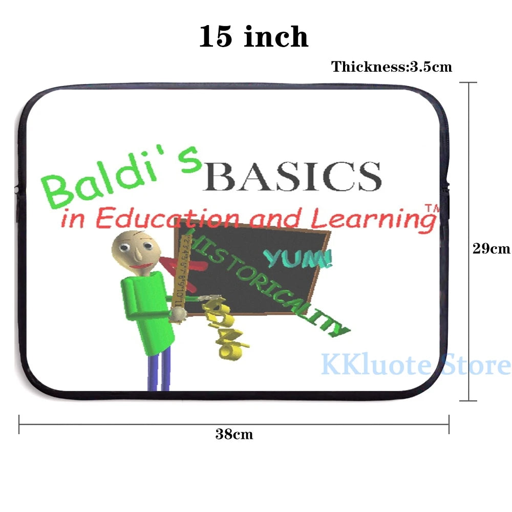 Funny Graphic Baldis Basics USB Charge Backpack School Travel Laptop Bag