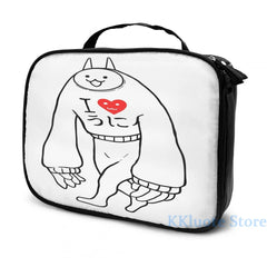 Funny Graphic print Battle Cats Lil Jamiera Cat USB Charge Backpack School bags