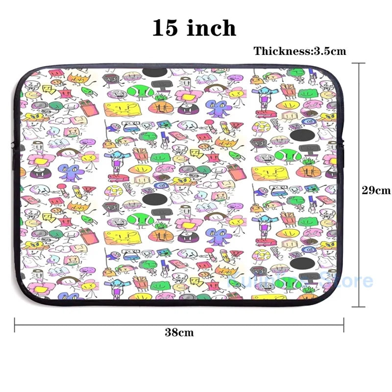 Funny Bfb Characters USB Charge Backpack Men Women School Travel Laptop Bag