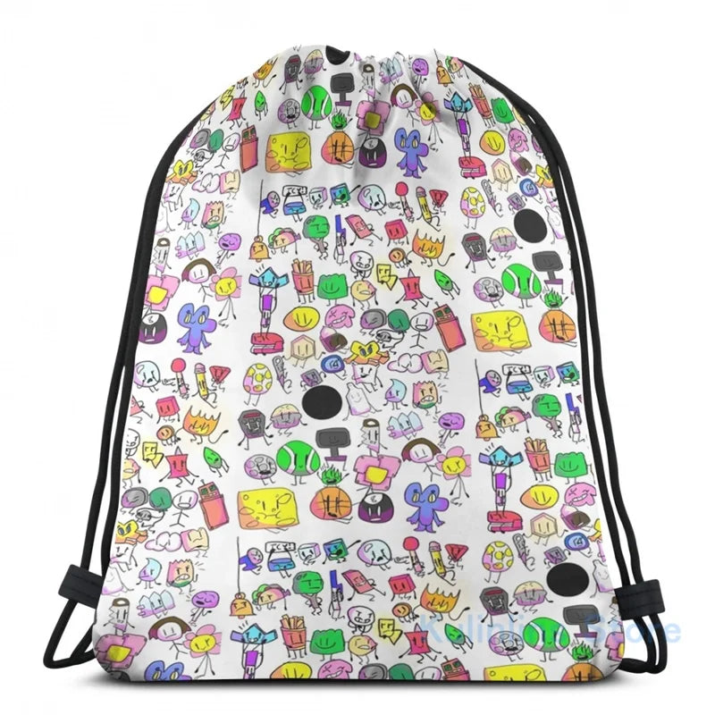 Funny Bfb Characters USB Charge Backpack Men Women School Travel Laptop Bag