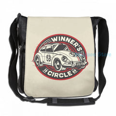 Funny Graphic Biker Herbie USB Charge Backpack School Travel Laptop Bag